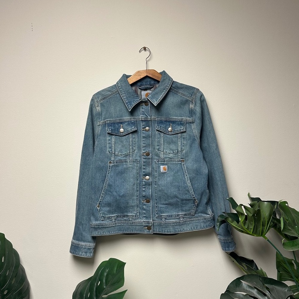 Vintage Carhartt Trucker‎ Denim Jacket
